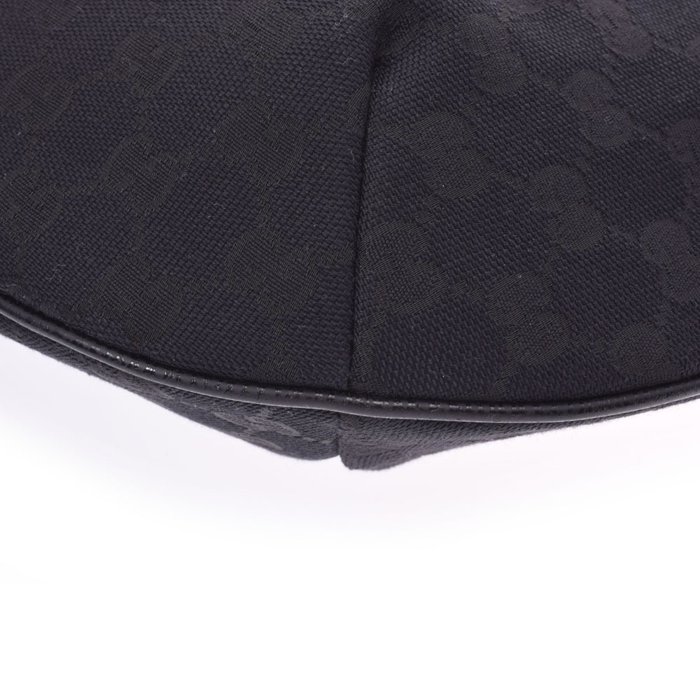 Gucci Sherry Canvas Shoulder Bag GG Line Black - Picture 6 of 11